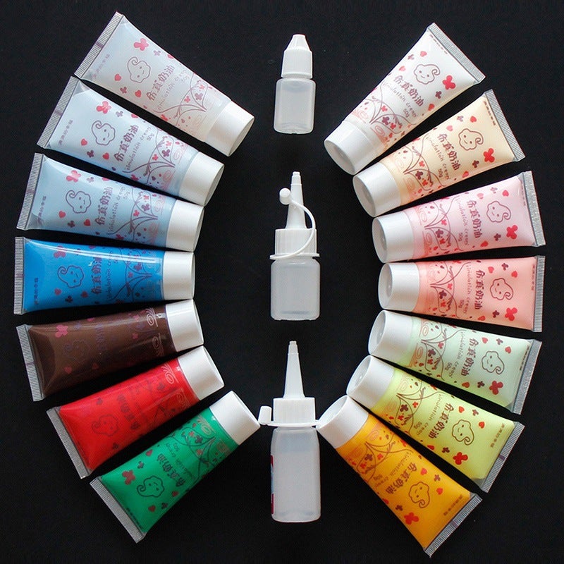 Simulated Cream Glue Non-Woven Alcohol Glue Diy Material Package Handicraft Transparent Strong Mosaic Transparent Glue - Image 3